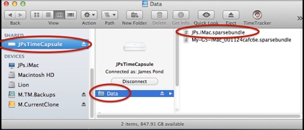 Time Machine - A5b. How to Time Machine Backups on a Capsule